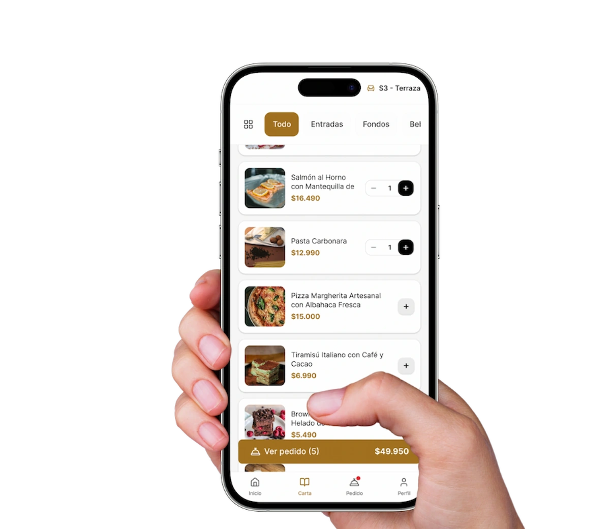 Order & Pay - Vista general del producto