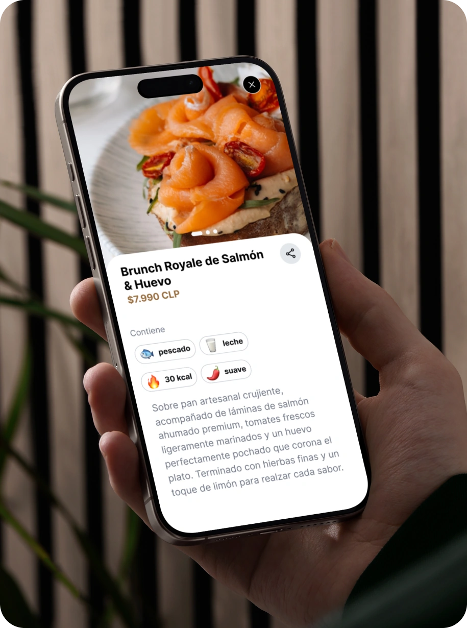 Detalle de producto en Scan & View